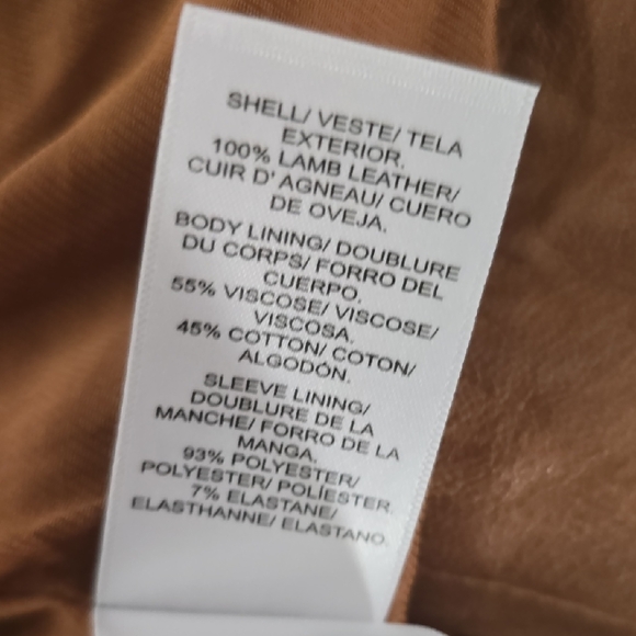 Lucky Brand Women's Brown Leather Jacket - Picture 14 of 16